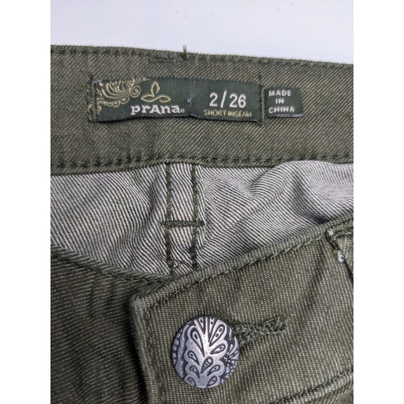 Prana Kayla Evergreen Mid Rise Skinny 5-Pocket Stretch Jeans Womens Size 2 26 - Picture 3 of 6